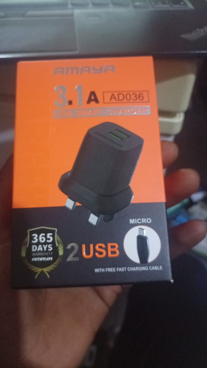 3.1A SMART CHARGER 2USB